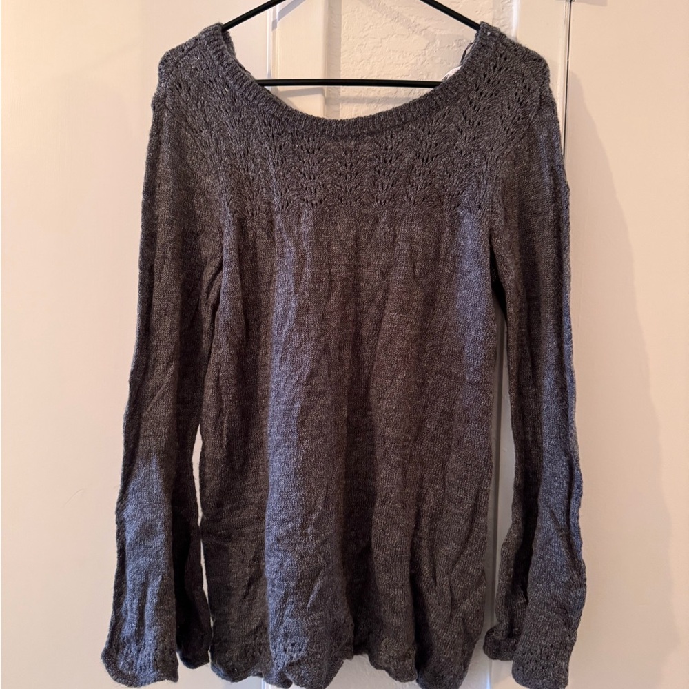 Gray Knit Sweater